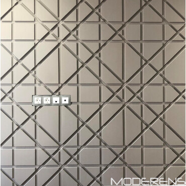 Гипсовая 3Д панель Led line [1000х500]