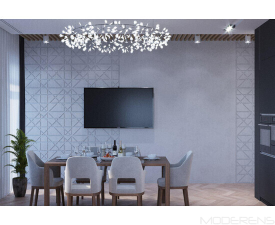 Гіпсова 3Д панель Led line [1000х500], зображення 6