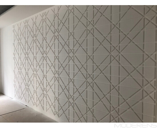 Гіпсова 3Д панель Led line [1000х500], зображення 16