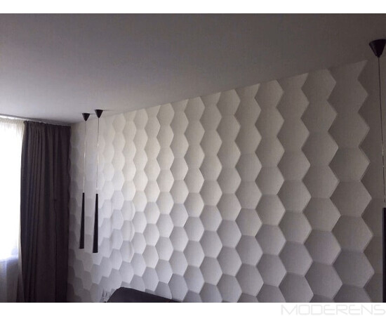 Гіпсова 3Д панель DECO - Соти, зображення 11