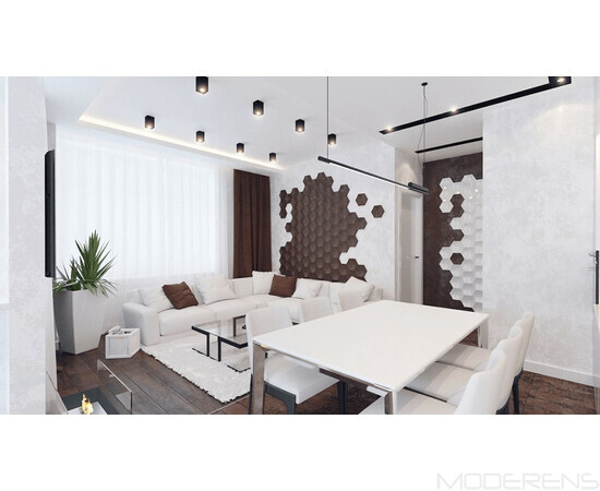 Гіпсова 3Д панель DECO - Соти, зображення 13