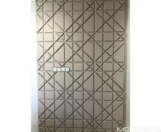 Гіпсова 3Д панель Led line [1000х500], зображення 3