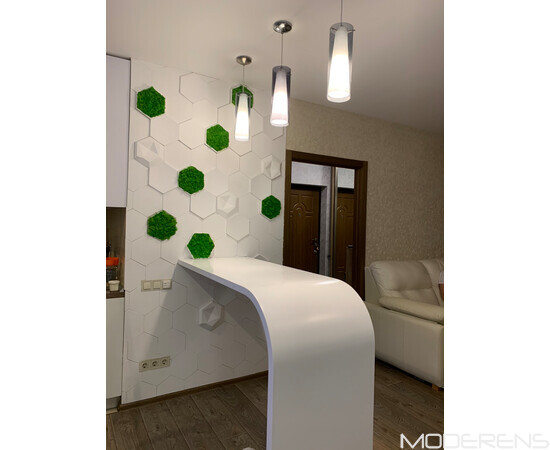 Гіпсова 3Д панель DECO - Соти, зображення 3