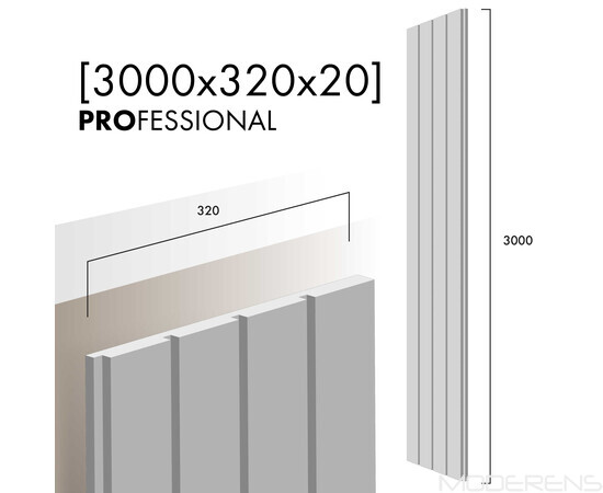 Гіпсова 3Д панель Line 70 [3000х330] PROFESSIONAL, зображення 2