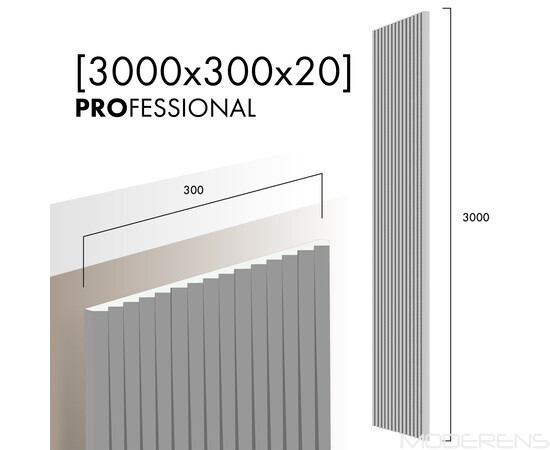 Гіпсова 3Д панель LINE ZigZag [3000х300] PROFESSIONAL, зображення 2