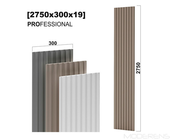 МДФ панель LINE 20  [max H=2750x300]  PROFESSIONAL, изображение 2