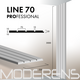Гіпсова 3Д панель Line 70 [3000х330] PROFESSIONAL