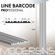 Гіпсова 3Д панель Line Barcode [3000х300] PROFESSIONAL