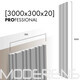 Гіпсова 3Д панель Line Barcode [3000х300] PROFESSIONAL, зображення 2