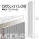 Гіпсова 3Д панель Line Surf mini [3000х315] PROFESSIONAL, зображення 2