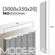 Гіпсова 3Д панель Line Surf [3000х350] PROFESSIONAL, зображення 2