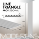 Гіпсова 3Д панель Line Triangle [3000х330] PROFESSIONAL