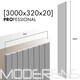 Гіпсова 3D панель LINE 30 [3000х320] PROFESSIONAL, зображення 2