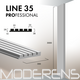 Гіпсова 3Д панель LINE 35 [3000х300] PROFESSIONAL